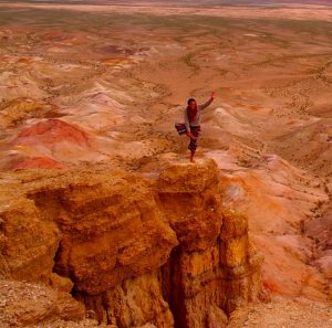 Les falaises de Tsagaan Suvarga