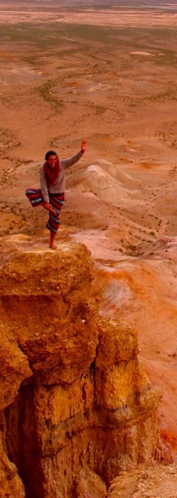 Les falaises de Tsagaan Suvarga Gobi