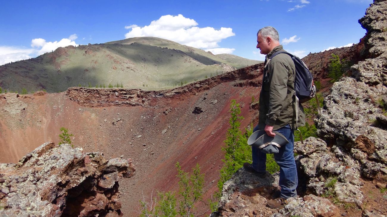 L'ascension du volcan Khorgo