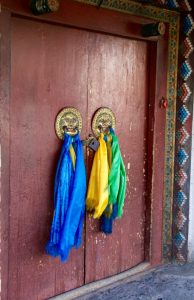 Porte du monastère d'Erdene Zuu Mongolie