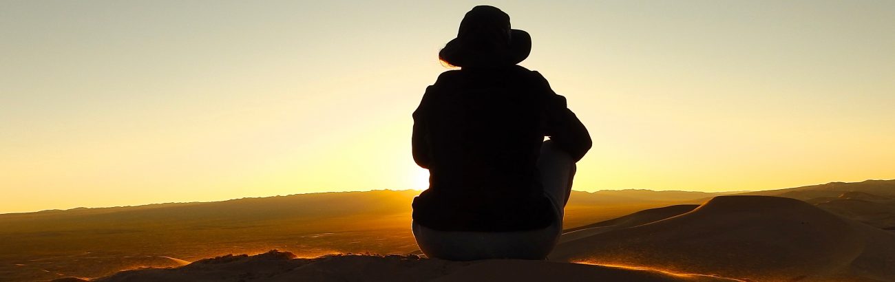 Dunes de Khongorin-Els au couché du soleil