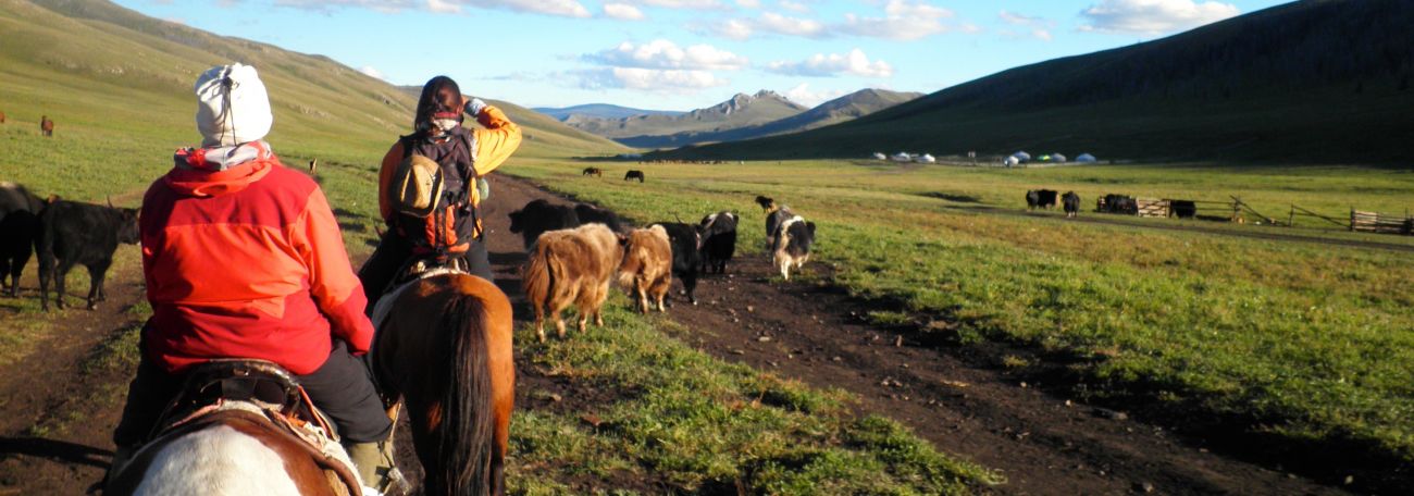 Groupe trek à cheval Mongolie