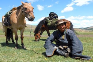 Guide à cheval Orkhon vallée Mongolie