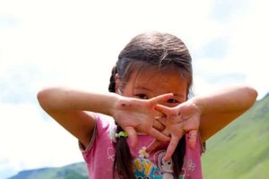 Petite fille mongole
