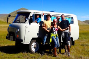 Trek groupe 4X4 Mongolie à pied à cheval