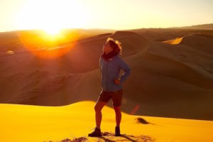 Coucher soleil Khongorin Els - copie